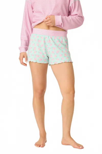 Pj Salvage Secret Garden Shorts In Light Mint In Multi