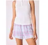 Pj Salvage Seeing Stripes Short In Purple In Purple