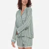 Pj Salvage Short Pj Set In Forest Green In Multi