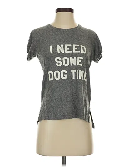 Pre-owned Pj Salvage Short Sleeve T-shirt In Gray