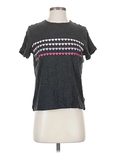 Pre-owned Pj Salvage Short Sleeve T-shirt In Gray