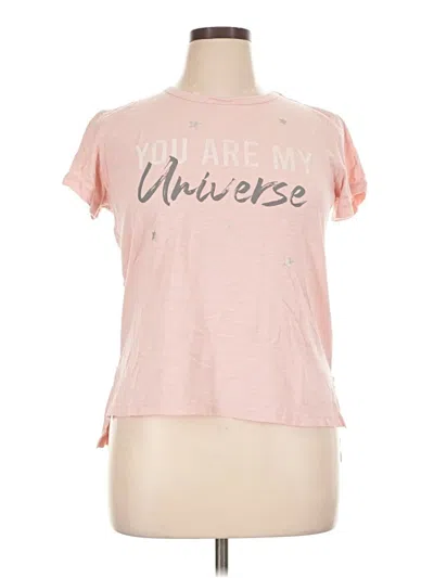 Pre-owned Pj Salvage Short Sleeve T-shirt In Pink