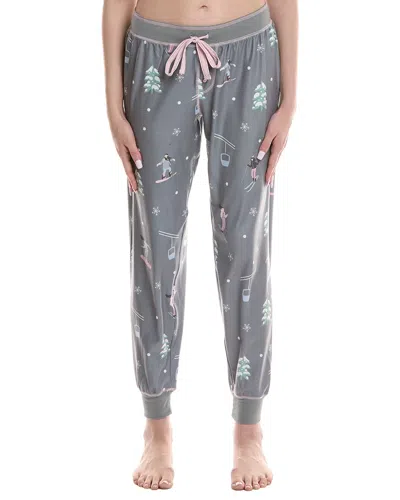 Pj Salvage Ski Graphic Jam Pant In Gray