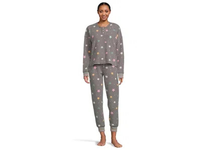 Pj Salvage Ski Jammie Classics Pajama Pj Set In Gray