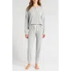 Pj Salvage Sparkle Thermal Ski Set In Heather Grey In H Grey