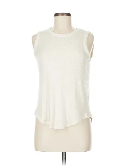 Pre-owned Pj Salvage Sleeveless T-shirt In White