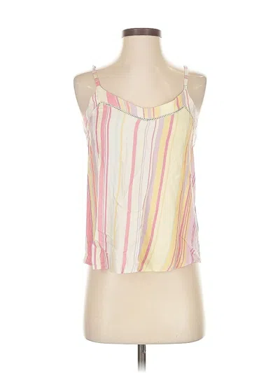 Pre-owned Pj Salvage Sleeveless Top Pink Halter Neckline Tops