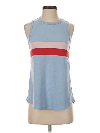 Pre-owned Pj Salvage Sleeveless T-shirt In Blue