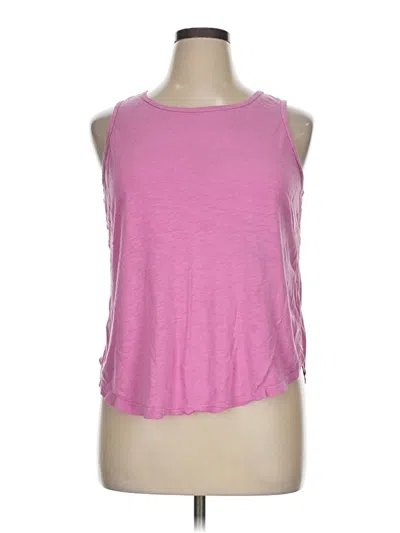 Pre-owned Pj Salvage Sleeveless T-shirt In Pink