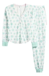 Pj Salvage Snowflake Wishes Brushed Pointelle Pajamas In Multi