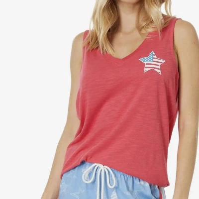 Pj Salvage Star Spangled Love Tank In Red
