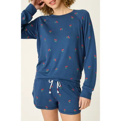 Pj Salvage Star Spangled Summer Pajama Top In Blue