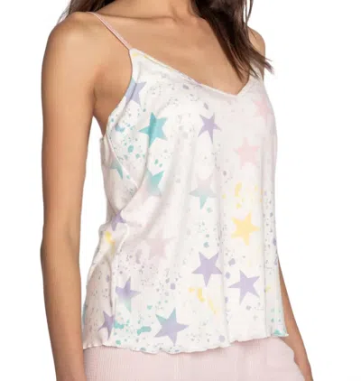 Pj Salvage Star Splatter Cami In Ivory In Multi
