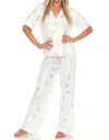 Pj Salvage Star Splatter Pajama Set In Ivory In Multi