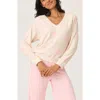 Pj Salvage Stay Wild Long Sleeve Pajama Top In Neutral