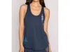 Pj Salvage Stoney State Of Mind Lounge Set In Navy In Blue