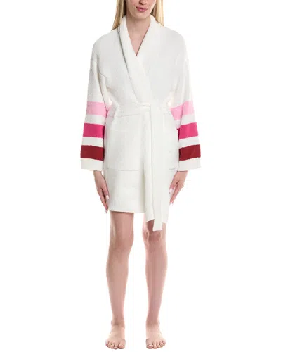 Pj Salvage Striped Robe In White