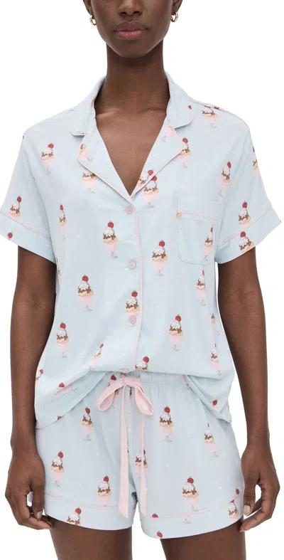 PJ SALVAGE SUNDAE BEST PAJAMA SET BLUE MIST