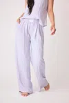 Pj Salvage Sunday Sateen Pants In Soft Orchid In Multi