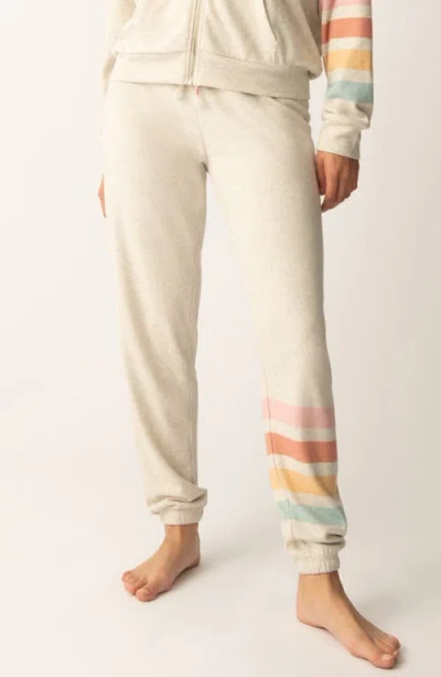 Pj Salvage Sunshine Mind Lounge Joggers In Light Oatmeal