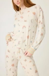 Pj Salvage Sunshine Mind Pajama Top In Light Oatmeal