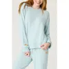 Pj Salvage Sunshine Mind Sweatshirt In Dusty Blue