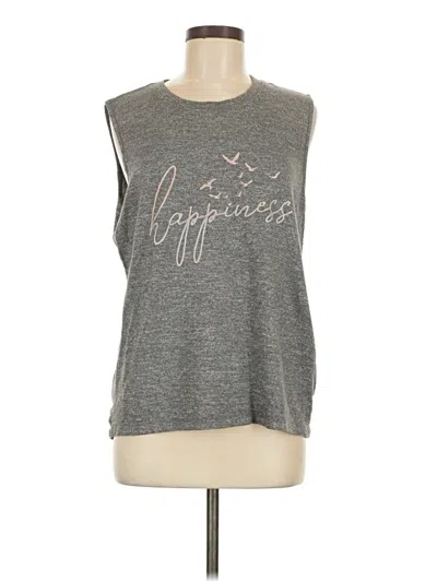 Pre-owned Pj Salvage Sweater Vest In Gray