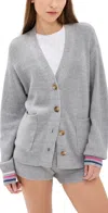 Pj Salvage Sweater Weather Cardigan In H Grey
