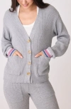 Pj Salvage Sweater Weather Cardigan In Heather Grey