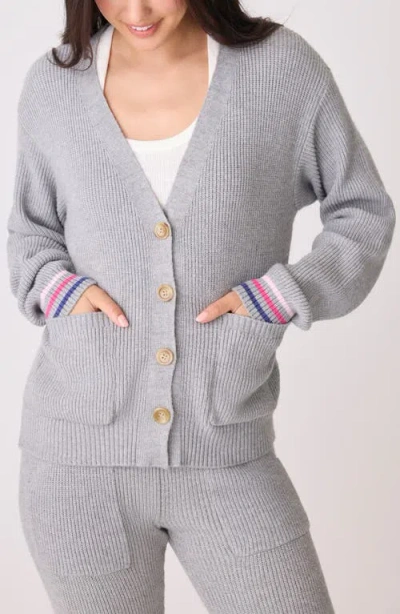 Pj Salvage Sweater Weather Cardigan In Heather Grey
