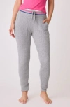 Pj Salvage Sweater Weather Banded Bottom Pants In Heather Grey In Gray