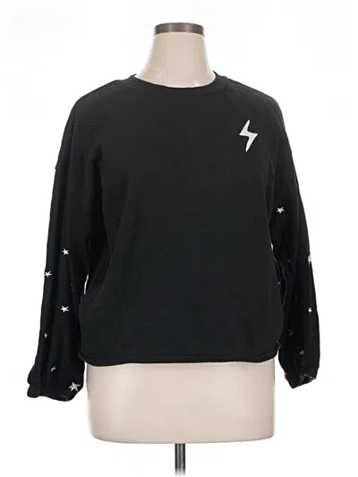 Pre-owned Pj Salvage Sweatshirt In Black