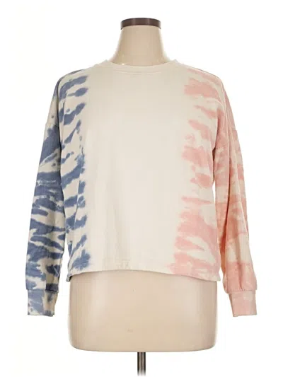 Pre-owned Pj Salvage Sweatshirt In Ivory