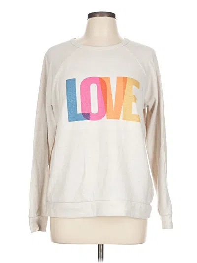 Pre-owned Pj Salvage Sweatshirt In Silver