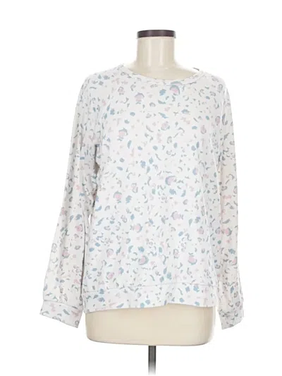 Pre-owned Pj Salvage Sweatshirt In White