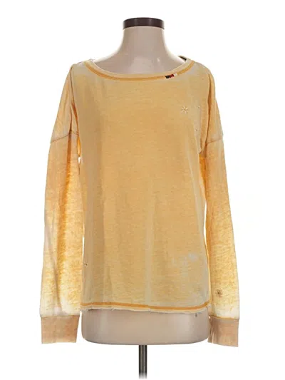 Pre-owned Pj Salvage Sweatshirt In Yellow