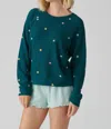 Pj Salvage Take It Easy Long Sleeve Top In Green In Green