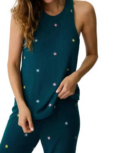 Pj Salvage Take It Easy Lounge Tank In Teal In Blue
