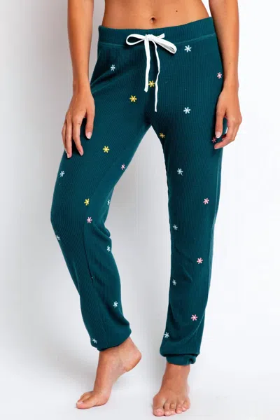 Pj Salvage Take It Easy Pants In Teal