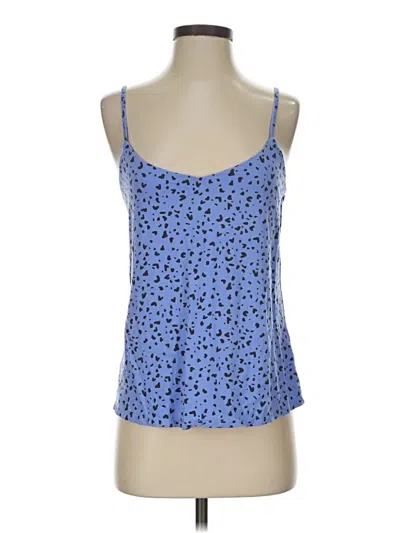 Pre-owned Pj Salvage Tank Top Blue Sweetheart Neckline Tops