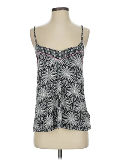 Pre-owned Pj Salvage Tank Top Silver Halter Neckline Tops