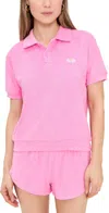 Pj Salvage Terry Polo Bubblegum