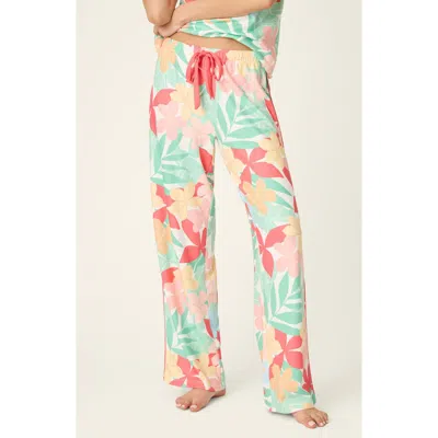 Pj Salvage The Coastal Club Jersey Pajama Pants In Multi