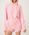 Pj Salvage Tini Time Hoodie In Sorbet In Pink