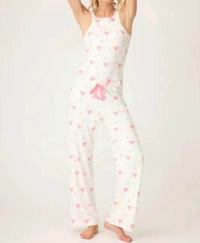 Pj Salvage Tini Time Pants In Ivory In White