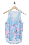 Pj Salvage Tropic Garden Pajama Tank In Blue