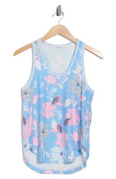 Pj Salvage Tropic Garden Pajama Tank In Blue