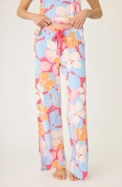 Pj Salvage Tropical Dreams Pajama Pants In Multi