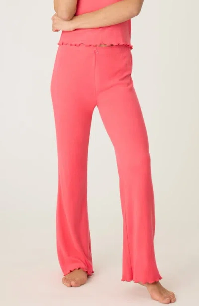 Pj Salvage Tropical Pajama Pants In Raspberry