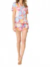 Pj Salvage Tropical Dreams Pajama Shirt In Multi